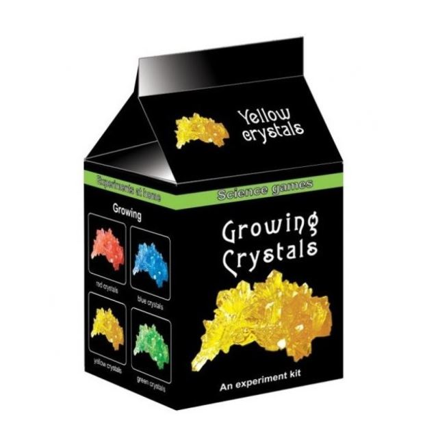 Mini chemická sada - Rostoucí krystaly žluté
