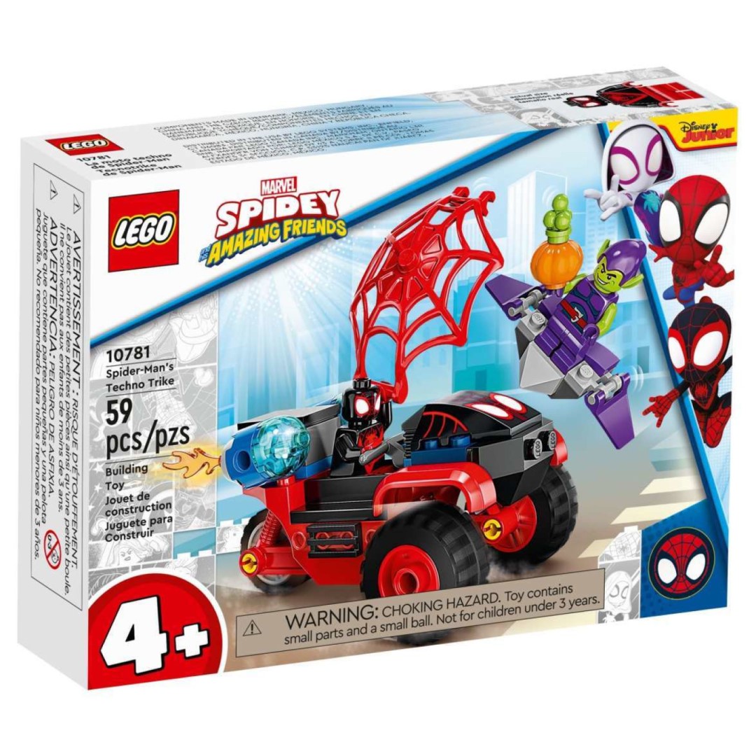 LEGO® Marvel 10781 Miles Morales: Spider-Man a jeho techno trojkolka ...