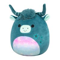 SQUISHMALLOWS Zelená horská krava - Clark, 13 cm (1)