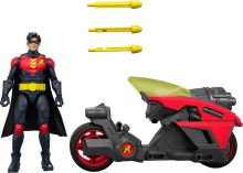 Mattel DC BATMAN Akčná figúrka so zvukmi Robin-Cycle & Robin 15cm, JMD51 (5)