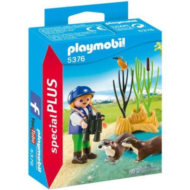Playmobil 5376 Přírodovědec s vydrami