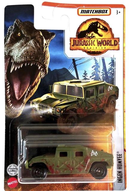 Mattel Matchbox™ Jurský svet angličák Ingen Humvee, HBH13