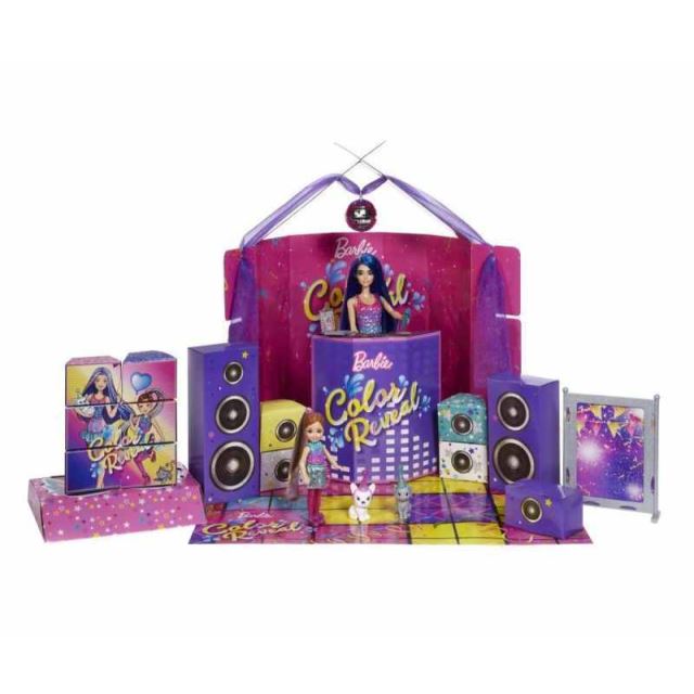 Barbie COLOR REVEAL Vánoční herní set, Mattel GXJ88