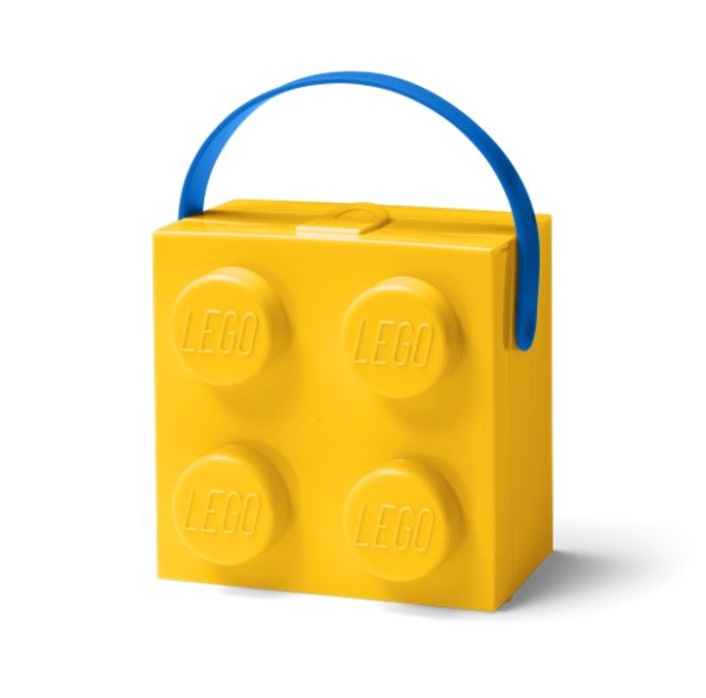 LEGO® Olovrantový box s rukoväťou žltý