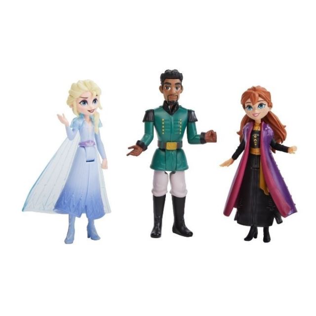 Frozen 2 - Ledové Království Mini Figurky Deluxe - Anna, Elsa a generál Mattias