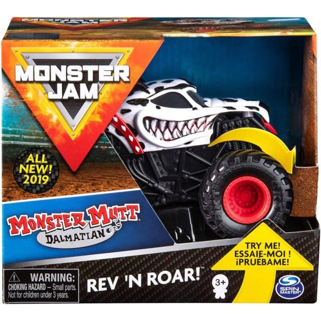 Spin Master Monster Jam Auto se zvukem Monster Mutt Dalmatian 1:43