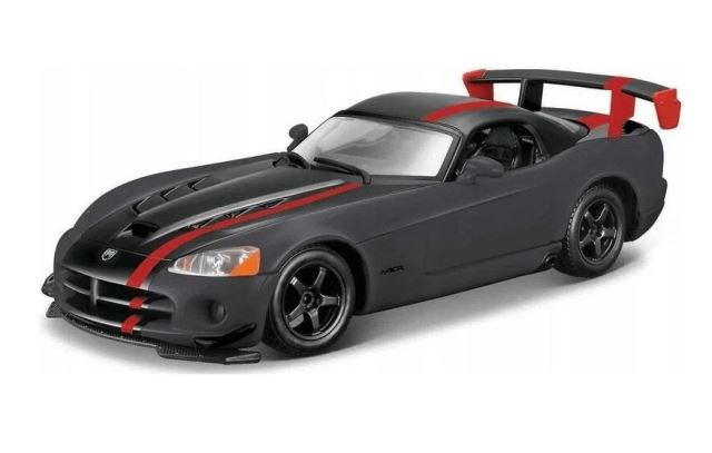 Bburago 1:24 Dodge Viper SRT10 ACR Grey/Black