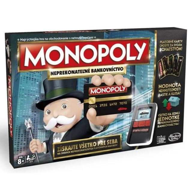 Monopoly Elektronické bankovnictví (Ultimate banking), SLOVENSKÁ VERZE