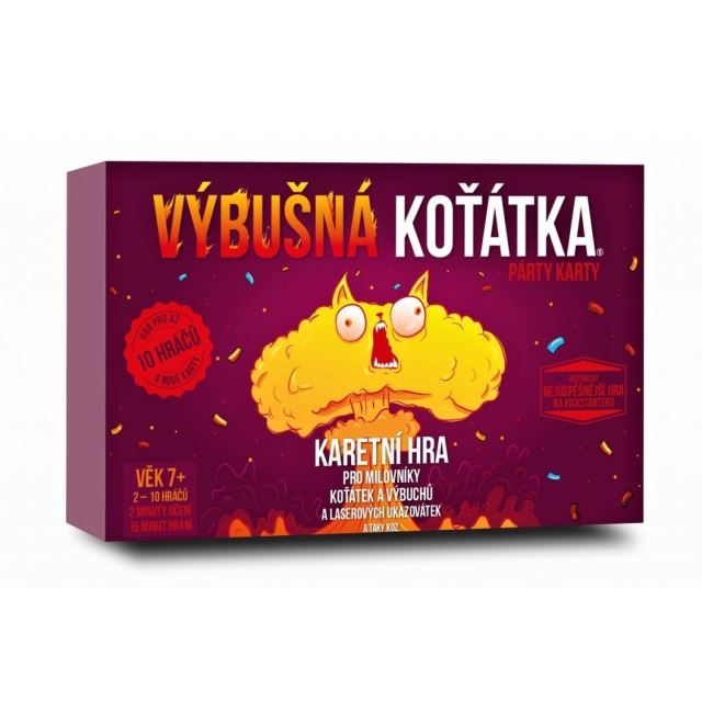 Asmodee Výbušná koťátka: Párty karty