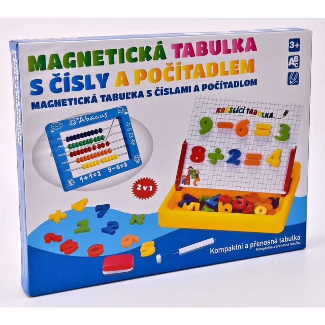 MacToys Magnetická tabuľka s číslami a počítadlom