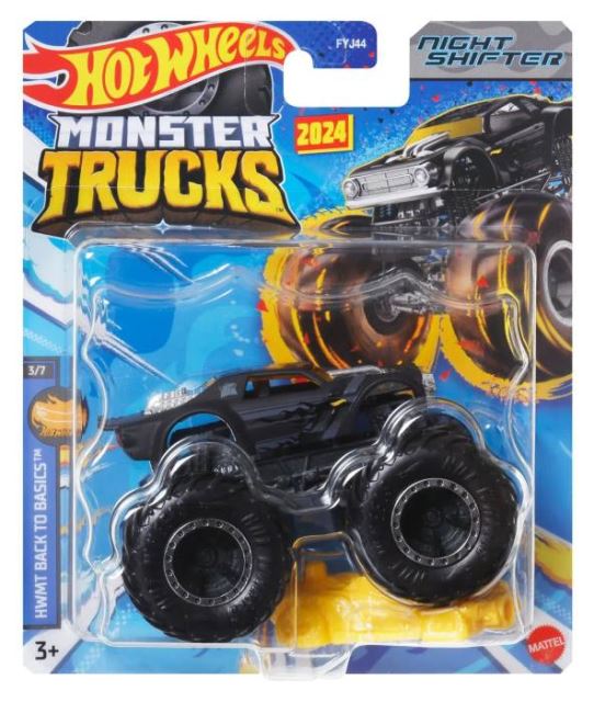 Mattel Hot Wheels® Monster Trucks Kaskadérské kousky NIGHT SHIFTER, HTM40