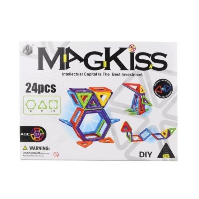 Magnetická stavebnica MAGKISS 24ks