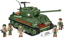 COBI 3118 Americký stredný tank Sherman M4A2E8 1:35 (3)