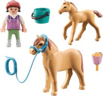 Playmobil 71498 Dieťa s poníkom a žriebätkom (2)