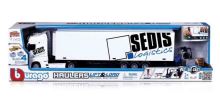 Bburago 1:43 MB Actros SEDIS Logistika s vysokozdvižným vozíkom a príslušenstvom (1)