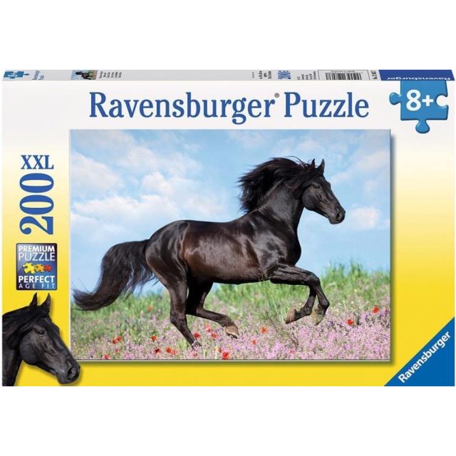 Puzzle Černý hřebec 200d. XXL Ravensburger
