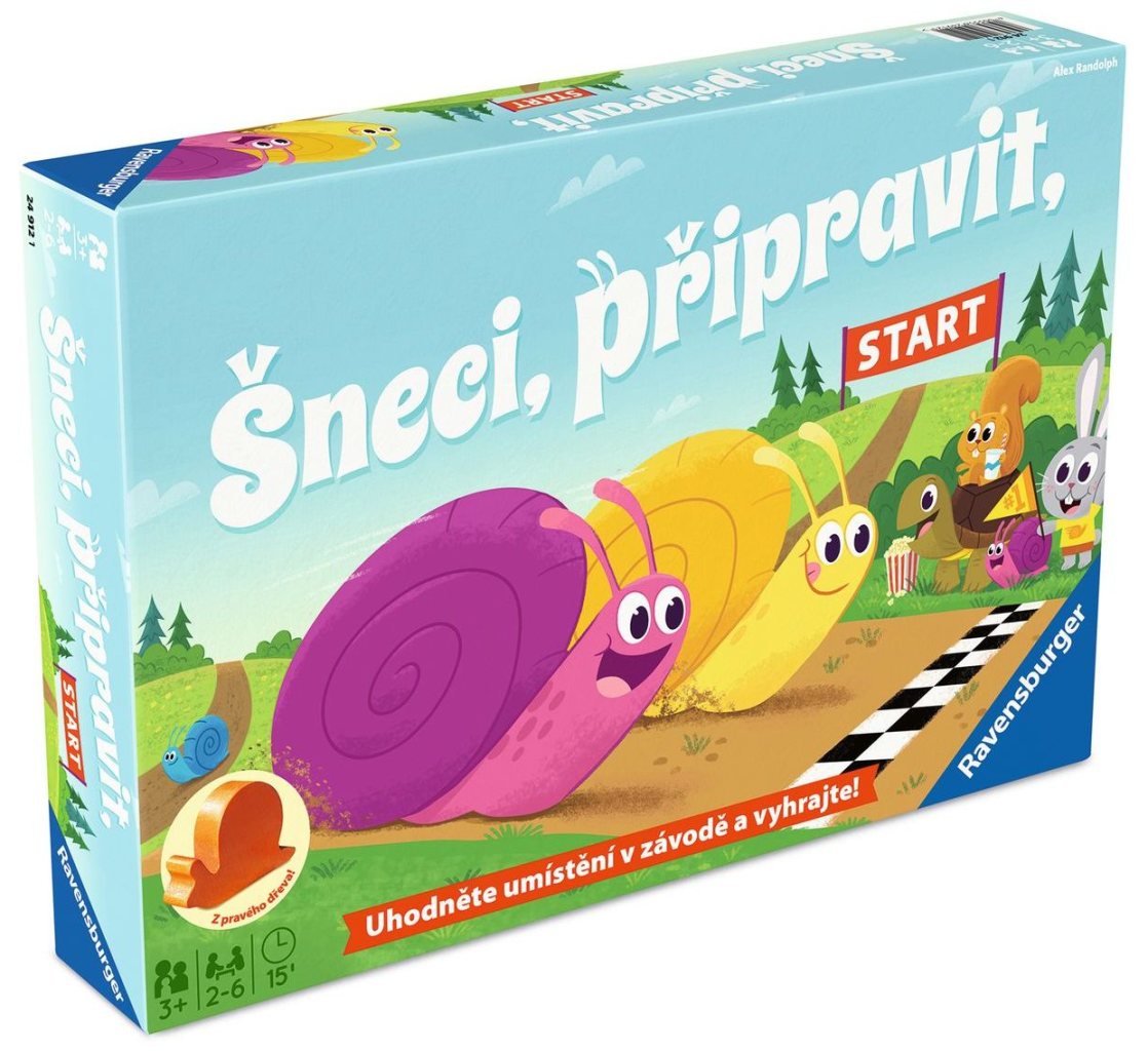 Ravensburger 24912 šneci, připravit, start!