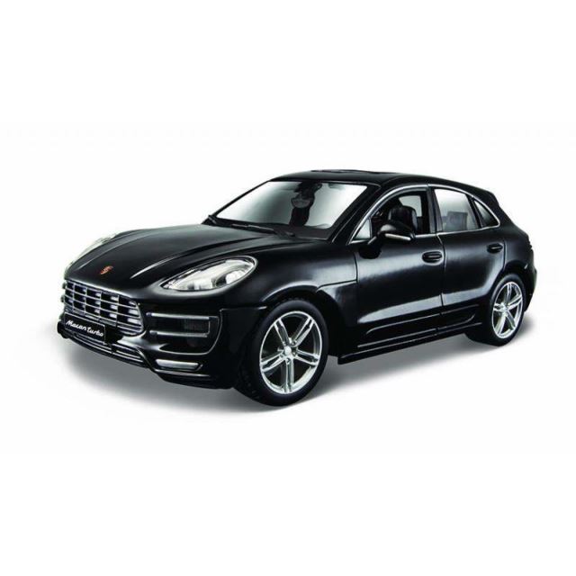 Bburago Plus Porsche Macan Black 1:24 černé