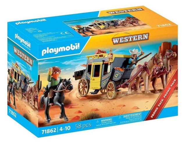 Playmobil 71862 Prepadnutie dostavníka na Divokom západe