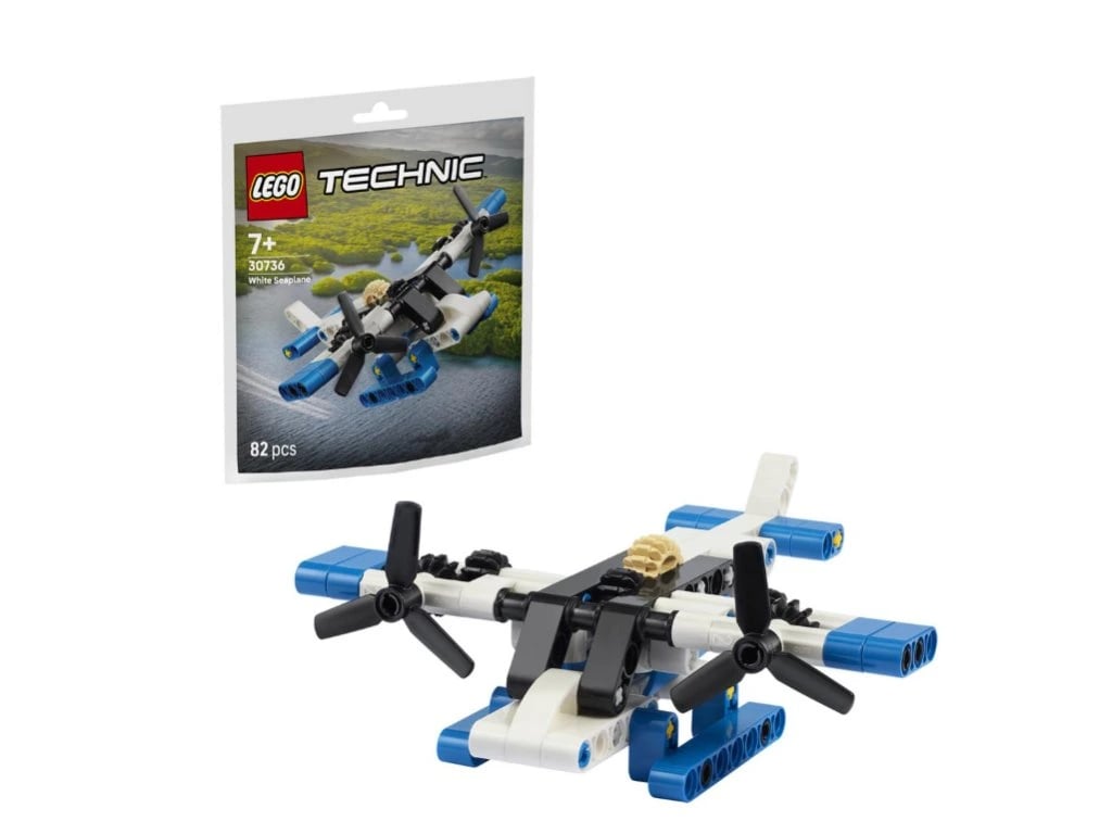 LEGO Technic bílý hydroplán