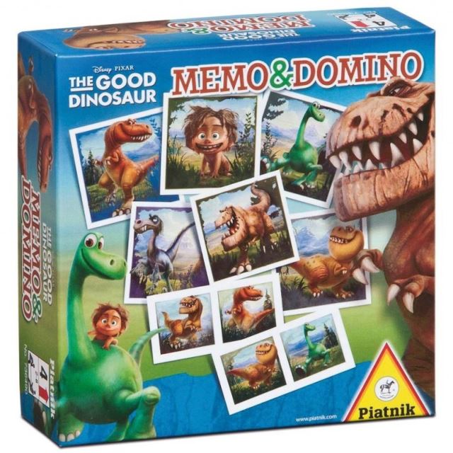 Piatnik Pexeso a Domino Hodný dinosaurus