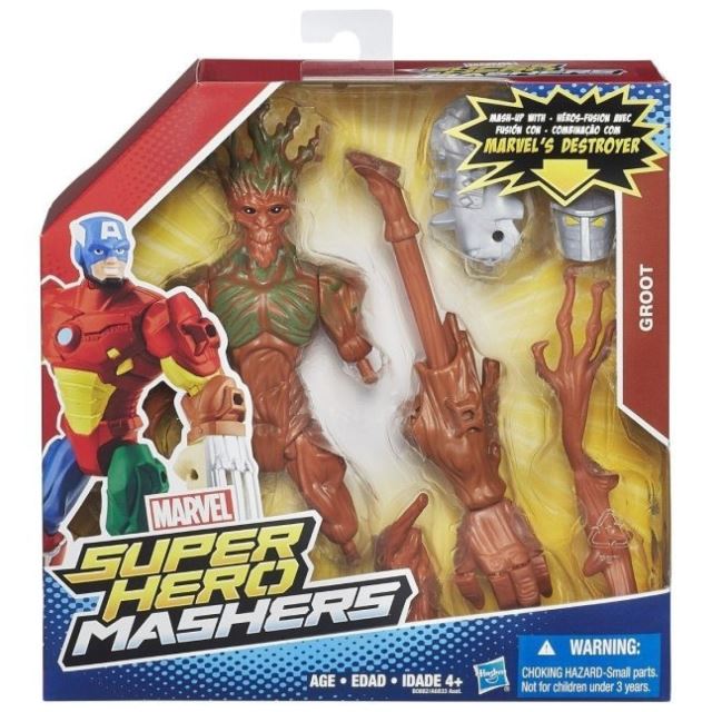 Hasbro Avengers Super Hero Mashers GROOT s příslušenstvím