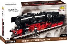 Cobi 6282 Historical Collection 1:35 Parná lokomotíva DR BR 52 s tendrem