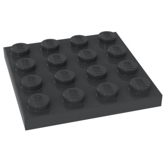 LEGO® 3031 Podložka 4x4 Tmavě šedá