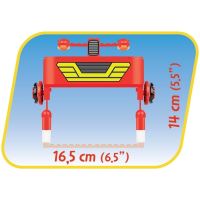 COBI 25133 Super Wings Svetobežník Jett a jeho hangár (5)
