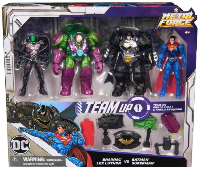 Spin Master DC METAL FORCE multibalení figurek 5 cm s podstavcem