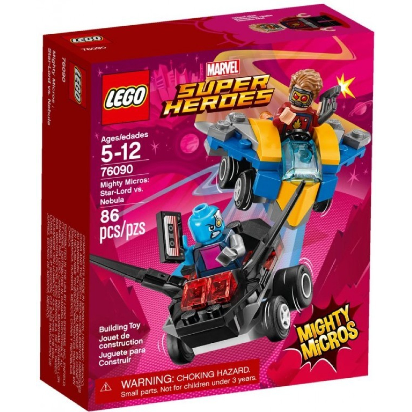 Lego® super heroes 76090 mighty micros: star-lord vs. nebula