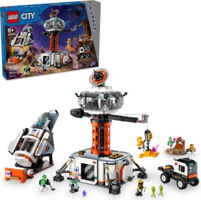 LEGO® CITY 60434 Vesmírná základna a startovací rampa pro raketu