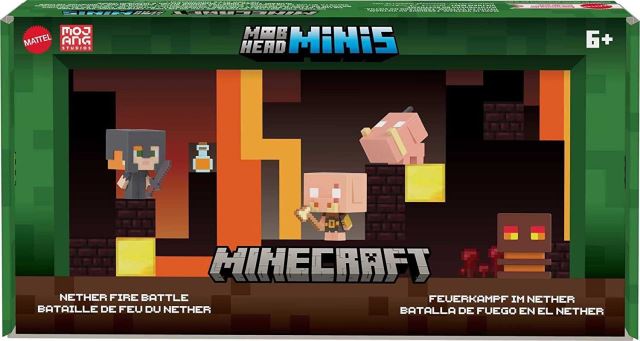 Mattel Minecraft Nether Fire Battle, HKR59