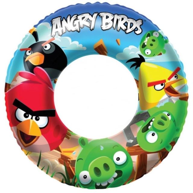 BestWay Nafukovací kruh Angry Birds, průměr 56 cm
