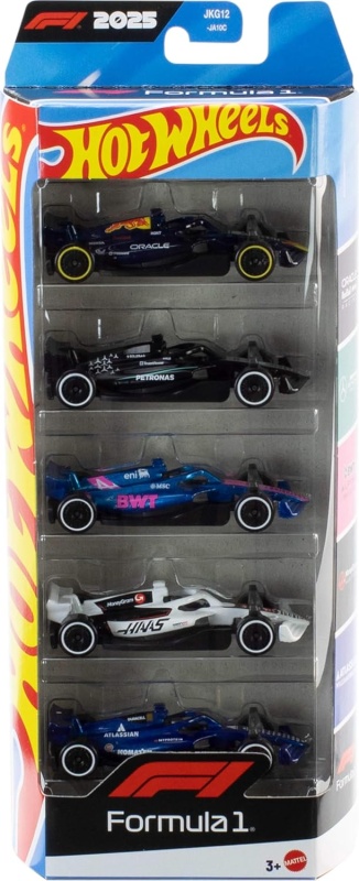 Mattel hot wheels® formule 1 angličák 5ks, jln11