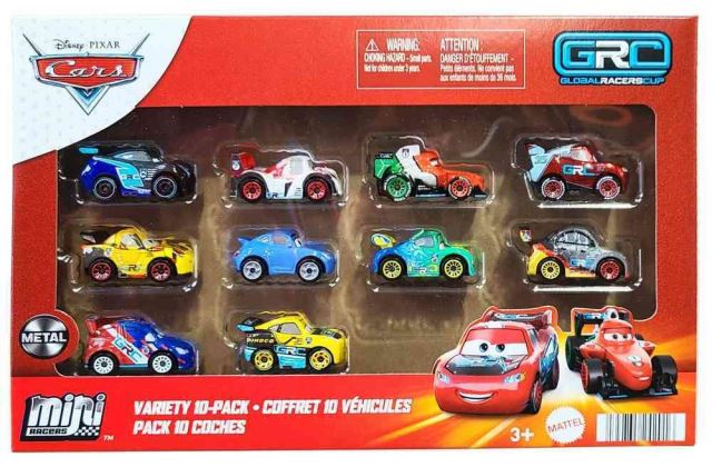 Cars 3 Mini autá 10ks, Mattel HXY65