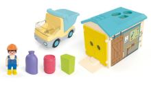 Playmobil 71686 JUNIOR: Vyklápacie auto s garážou (1)