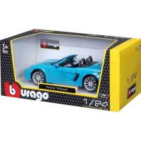 Bburago Plus Porsche 718 Boxster Blue 1:24 (1)