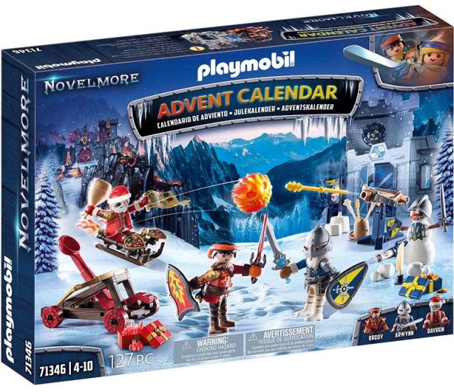 Playmobil 71346 Adventní kalendář Novelmore Boj na sněhu