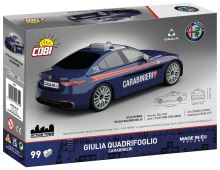 Cobi 24654 Alfa Romeo Giulia Quadrifoglio Carabinieri, 1:35 (1)