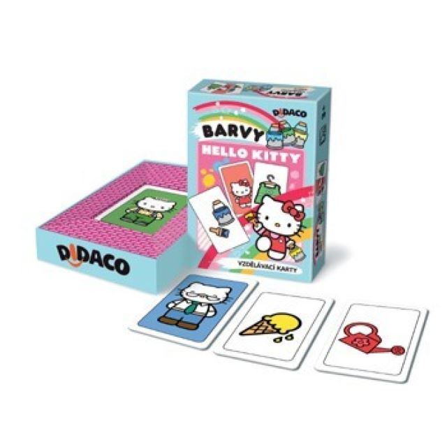 Vzdělávací karty Barvy Hello Kitty