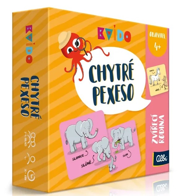 Albi Kvído - Chytré pexeso - více druhů