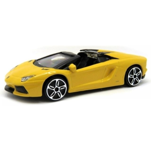 Bburago STREET FIRE Aventador LP700-4 Roadster žlté 1:43