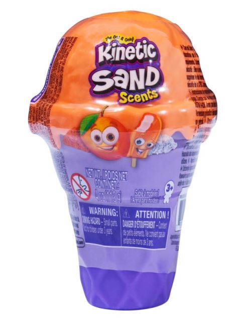 Kinetic Sand Kinetický piesok Voňavý zmrzlinový kornút Pomaranč