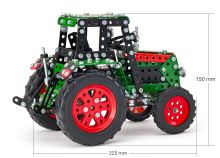 Merkur Traktor 4x4 zelený, 567 dielikov (4)