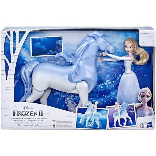 Hasbro Disney Frozen 2 Princezna Elsa a chodící kůň Nokk