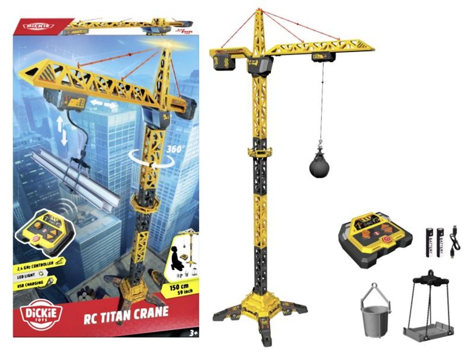 Dickie rc jeřáb titan crane 150 cm