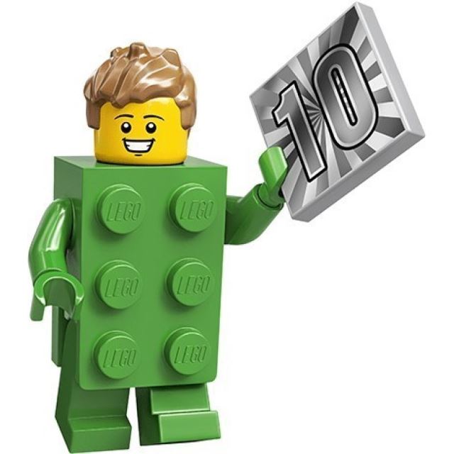 LEGO 71027 Minifigurka Kostým zelená kostka