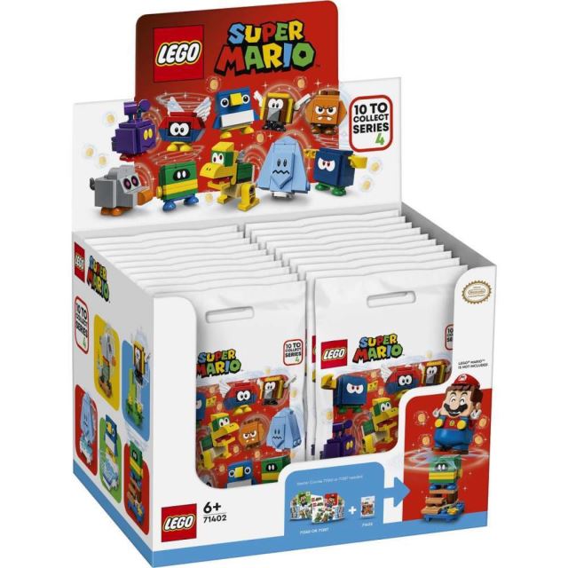 LEGO® Super Mario™ 71402 Originální box 18 ks akčních kostek 4. série