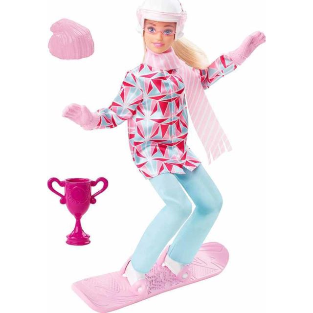 Mattel Barbie Zimné športy Snowboardistka, HCN32